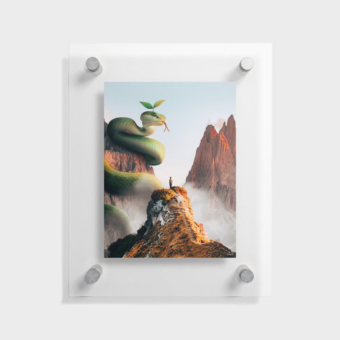 Giant Snake Floating Acrylic Print