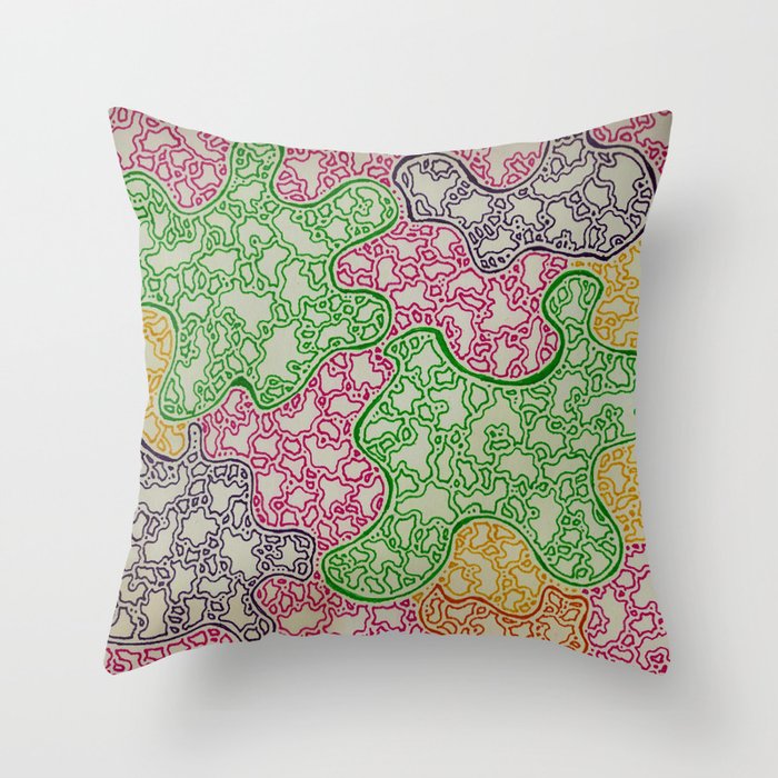 Patched Throw Pillow