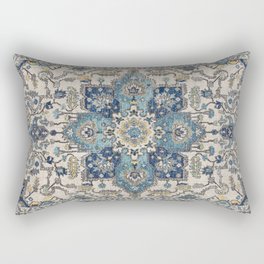 Persian Blue Rectangular Pillow