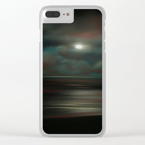 ToThe Moon & Back Clear iPhone Case
