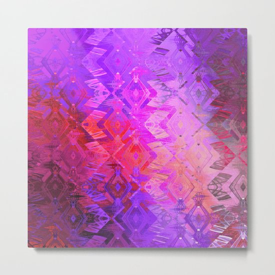 Edged Momentum (purple) Metal Print