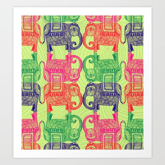 elephant Art Print