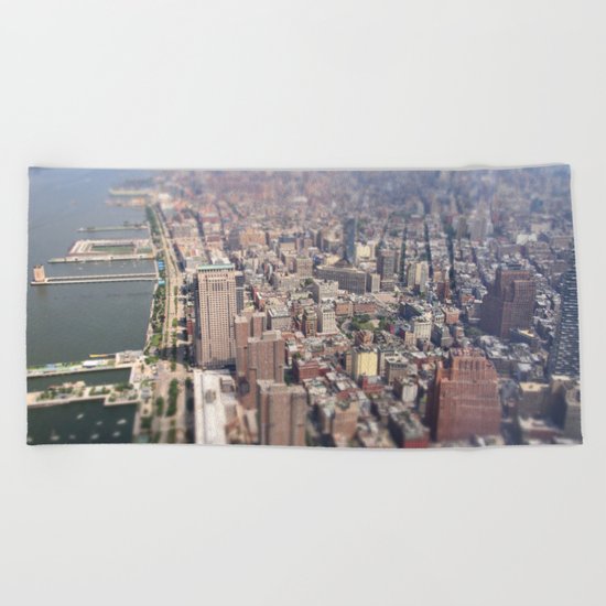 Tiny City - New York City Beach Towel