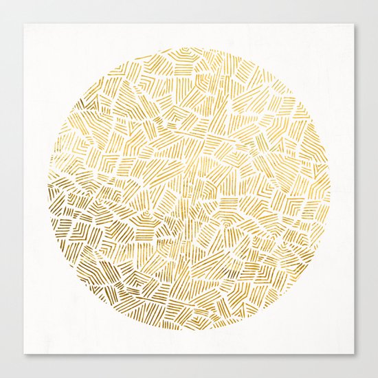 Inca Sun Canvas Print