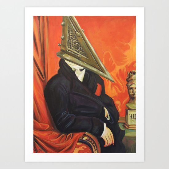 Baron Pyramid Head Art Print