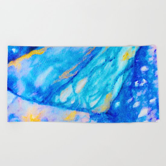 Rain in the Sun Beach Towel