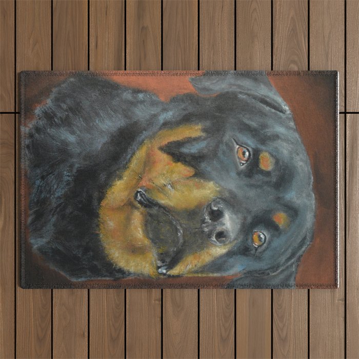 The Rottweiler Outdoor Rug