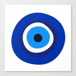 evil eye symbol Canvas Print
