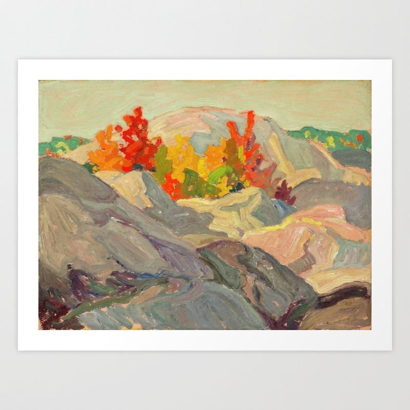Canadian Landscape Oil Painting Franklin Carmichael Art Nouveau