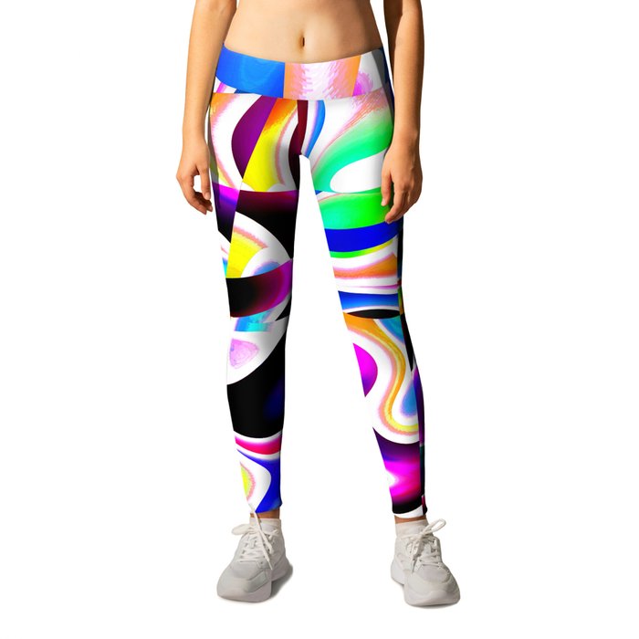 In-The-Mix Leggings by David Gough | Society6