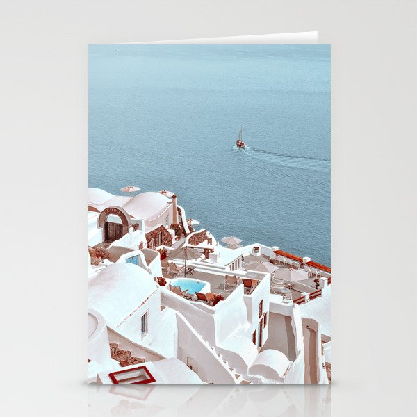 Greece, Santorini View Stationery Cards