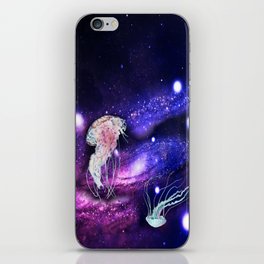 Jellyfish in space 1 iPhone Skin
