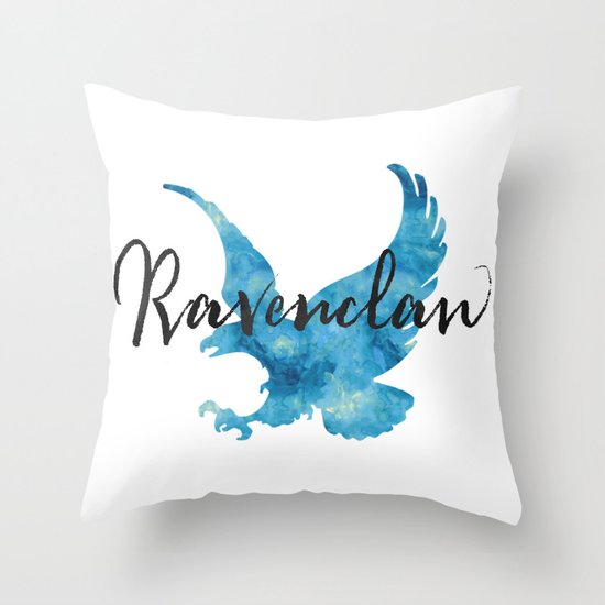 Ravenclaw Hogwarts House Pride Throw Pillow by ... Says they're finally going to.