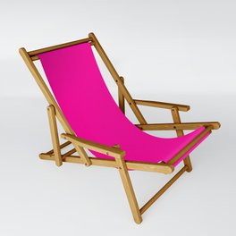 Fluorescent Pink Sling Chair