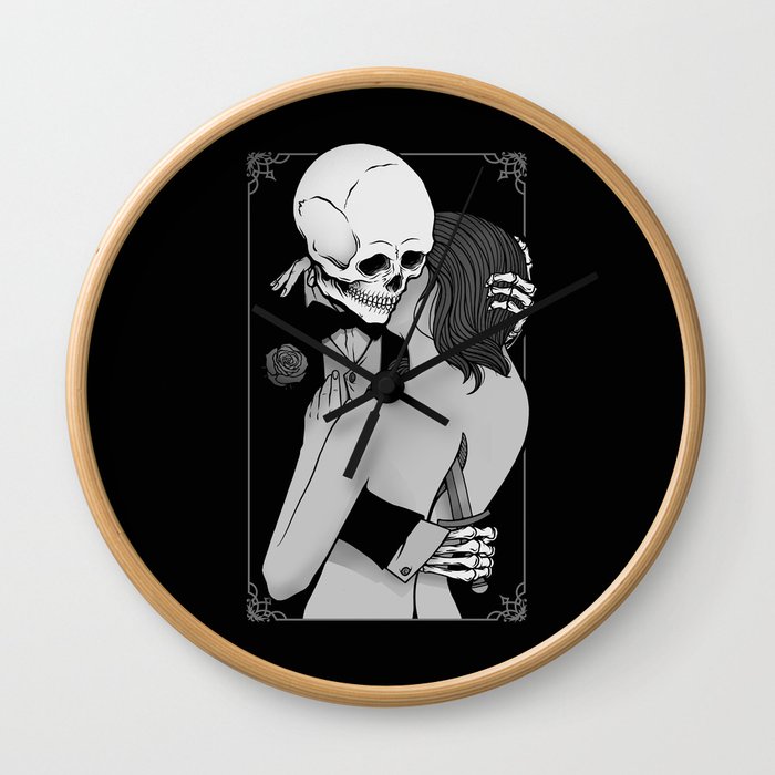 Love and Death Wall Clock