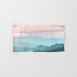 Smoky Mountain National Park Sunset Layers II - Nature Photography Hand & Bath Towel