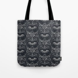 Gothic lace-bats-black Tote Bag