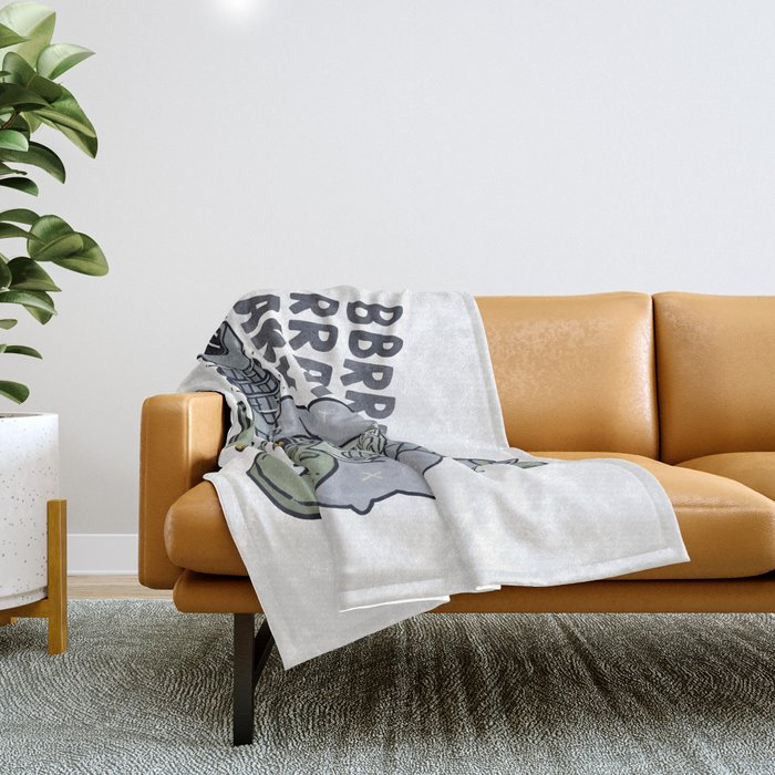 Battle Cat   Throw Blanket