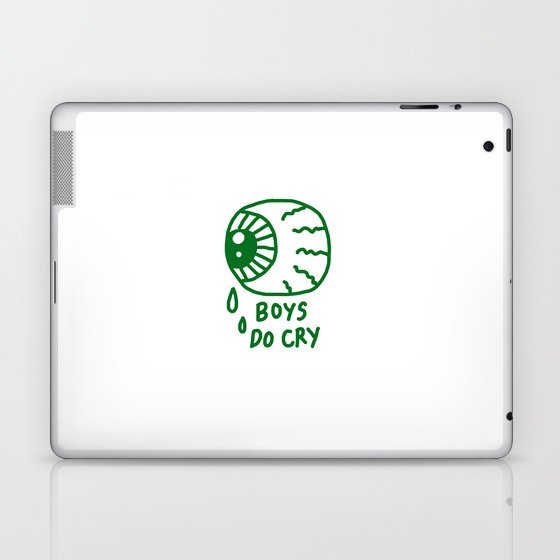 Boys do cry Laptop & iPad Skin