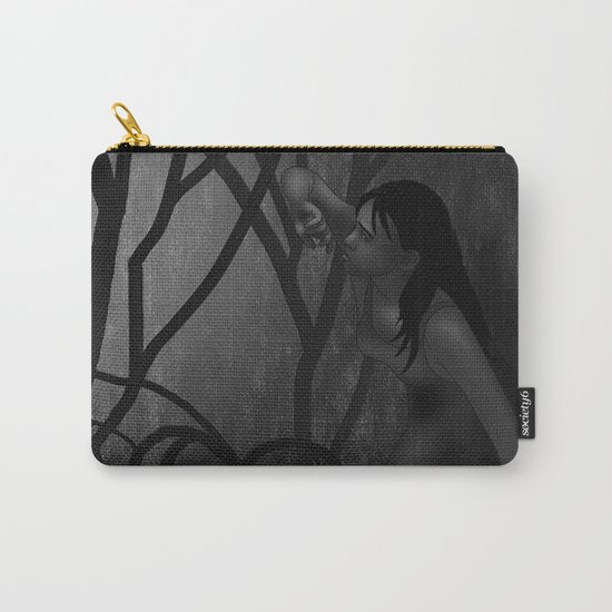 Hiding From the Rain Carry-All Pouch