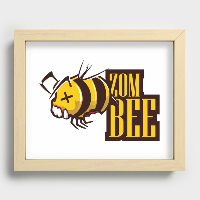 zombee Recessed Framed Print