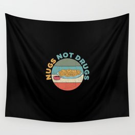 Nugs Not Drugs Funny Chicken Nuggets Wall Tapestry