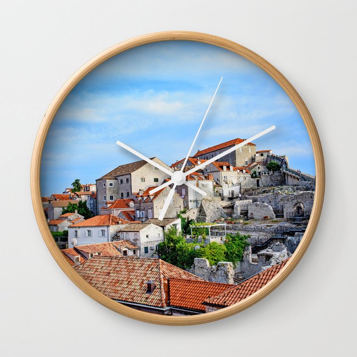 On The Walls of the Old City Wall Clock