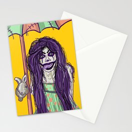 little joker-woman-hallowen Stationery Cards