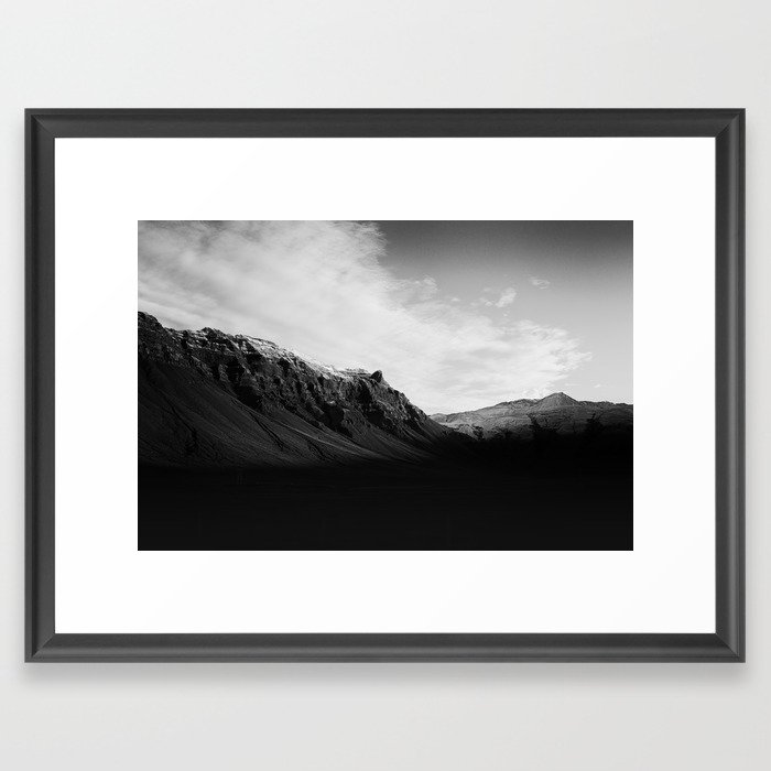 Back Mountains Framed Art Print