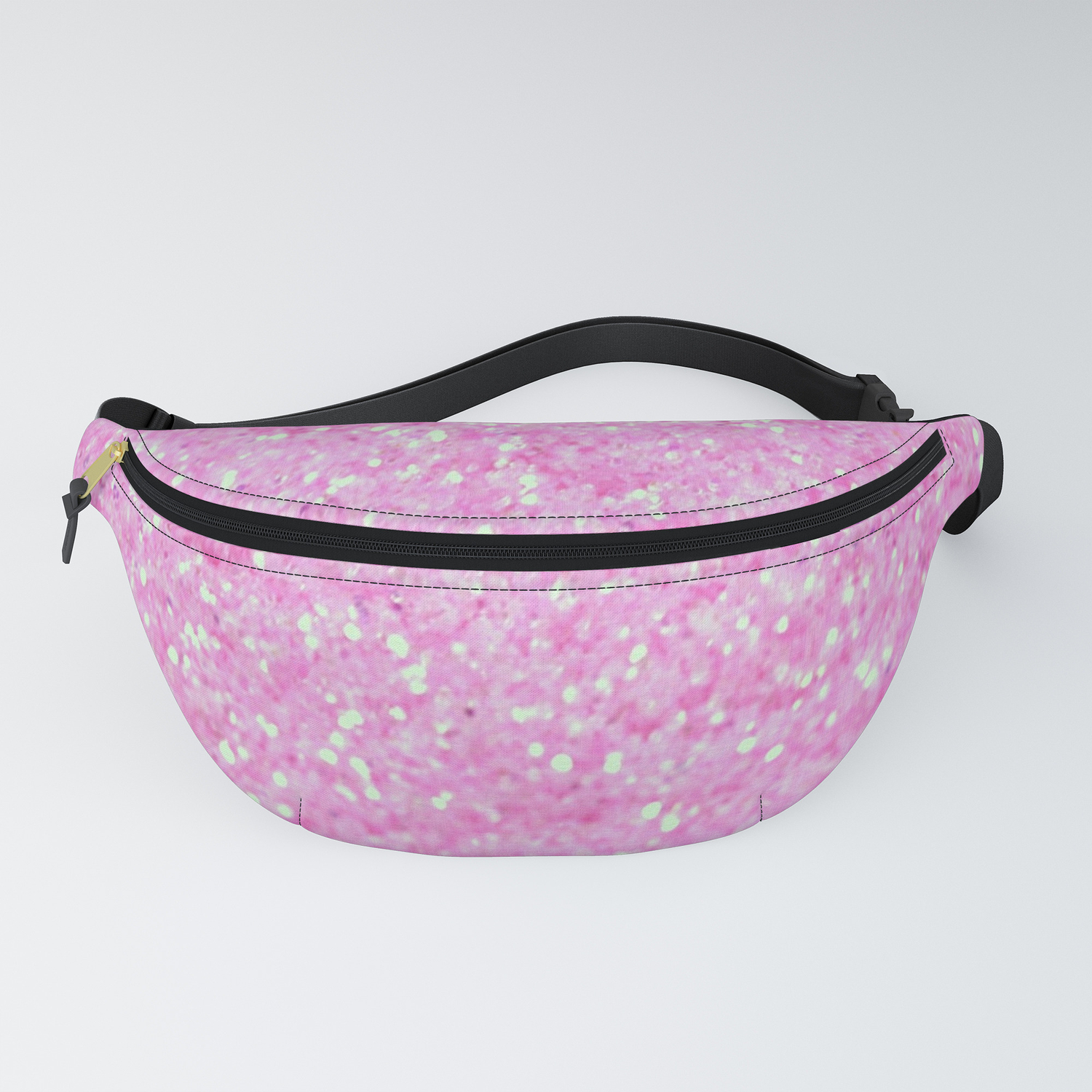 Pink glitter fanny pack sales