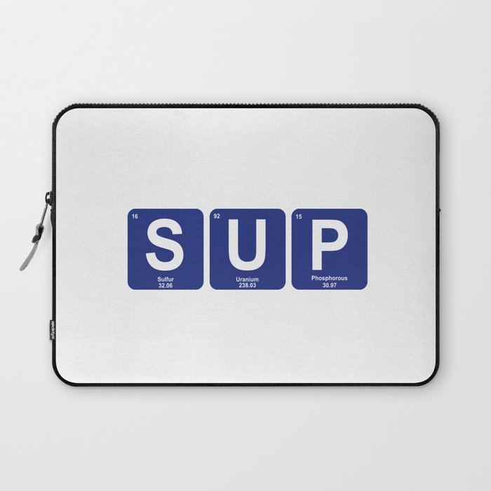 Stand Up Paddleboarding Periodic Table Laptop Sleeve