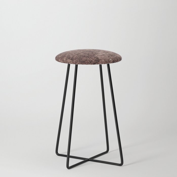 Ground brown geometric shapes Counter Stool