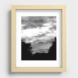 Stormy Skies Recessed Framed Print