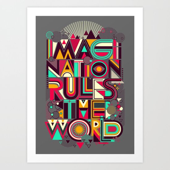 IMAGINATION Art Print