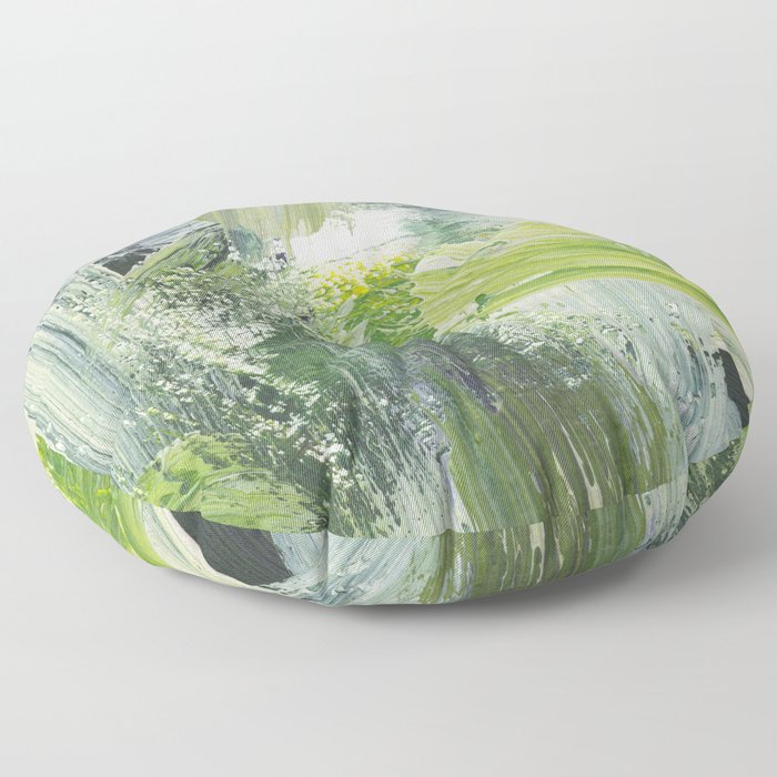 Spring Abstract Floor Pillow