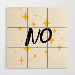 Sparkly Funny No Wood Wall Art