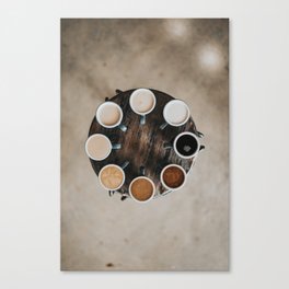 Espresso Coffee Shop Canvas Print