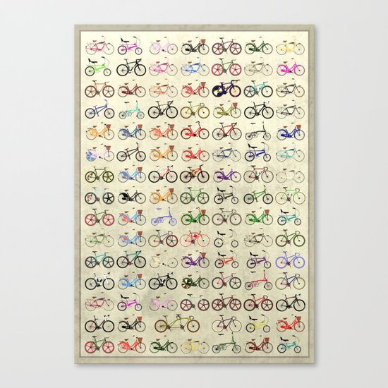 Bikes Canvas Print