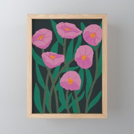Flower garden  Framed Mini Art Print