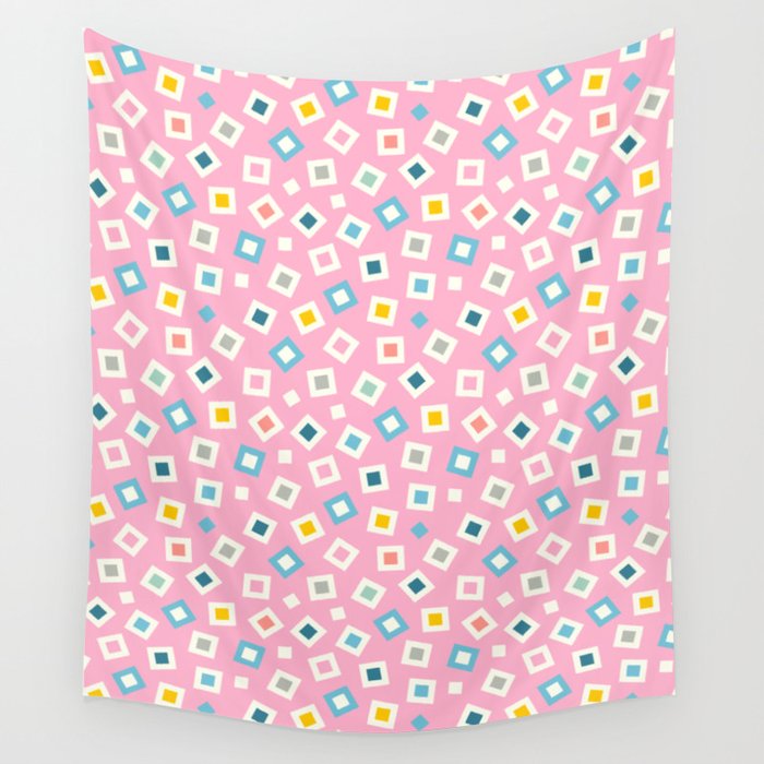 TINKLE GEOMETRIC ABSTRACT PATTERN Wall Tapestry