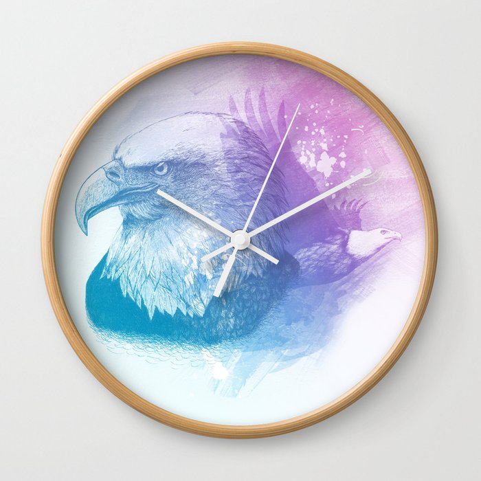 Animal Spirit Eagle Wall Clock