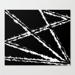Shattered B&W Canvas Print