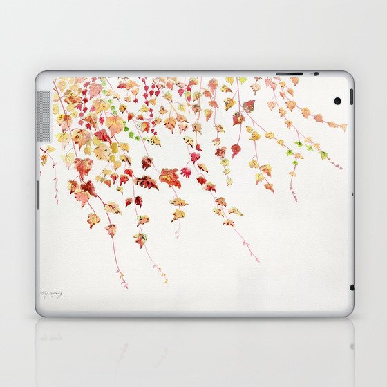 Vines Watercolor Laptop & iPad Skin