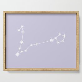 PISCES Lavender Purple – Zodiac Astrology Star Constellation Serving Tray