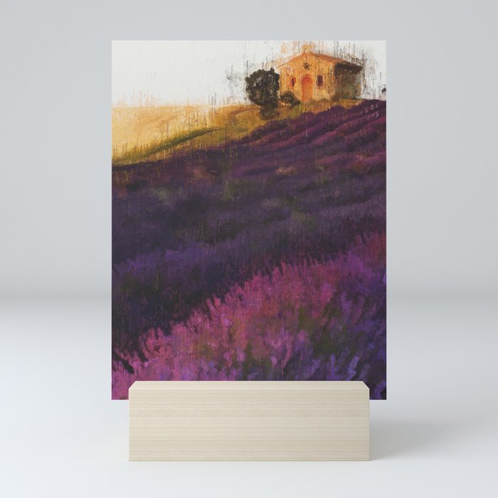 Lavender Fields Mini Art Print