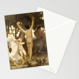 Feast of Bacchus by William Adolphe Bouguereau Stationery Card