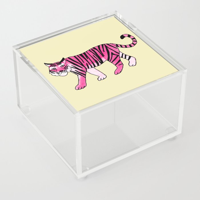 Pink Tiger Acrylic Box