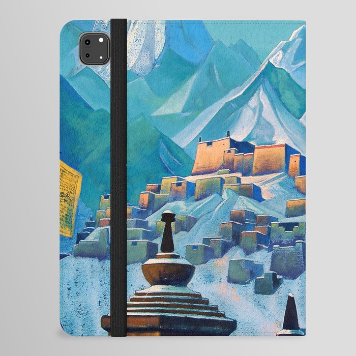 “Tibet Himalayas” by Nicholas Roerich iPad Folio Case