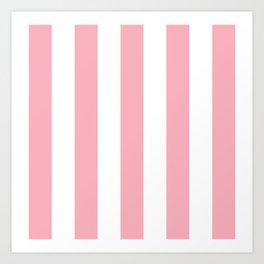 Stripes in Pink Art Print