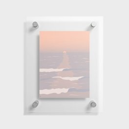 Sunset Waves Over Peru Floating Acrylic Print